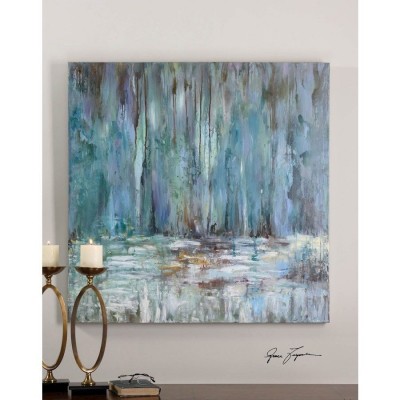 Uttermost Blue Waterfall Art - 32240   131391194738
